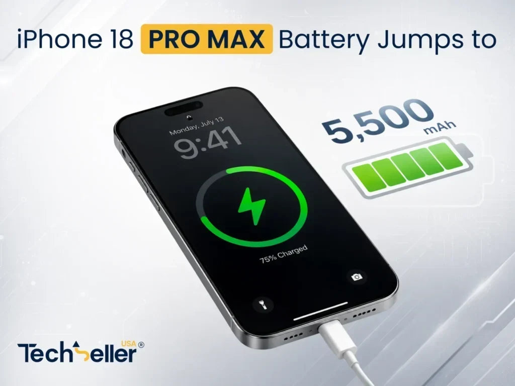 iPhone 18 Pro Max Battery Jumps to 5,500mAh — Here's What It Means for Battery Life