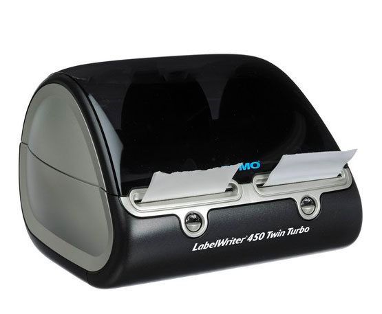 1757660 - Dymo LabelWriter 450 Twin Turbo 2.2-Inch 600dpi Direct Thermal USB Desktop Label Printer
