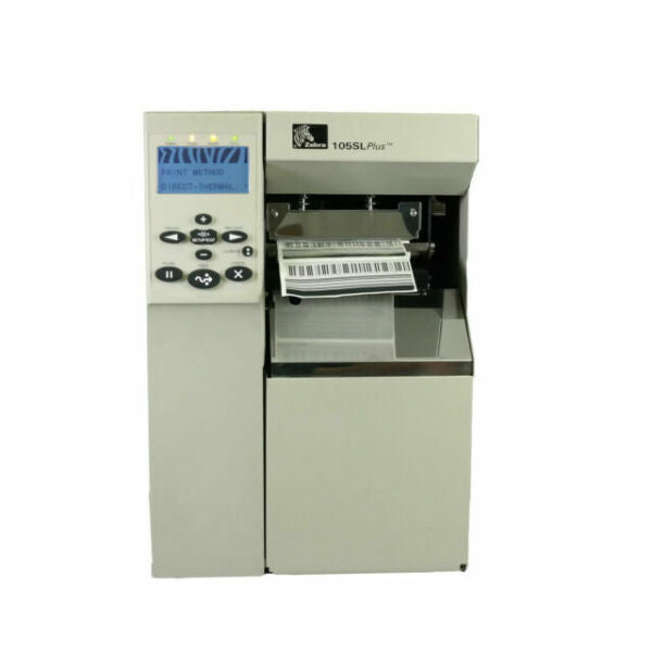 103-801-00000 - Zebra 105SL Plus 4.09-Inch 300dpi Thermal Transfer / Direct Thermal Industrial Label Printer