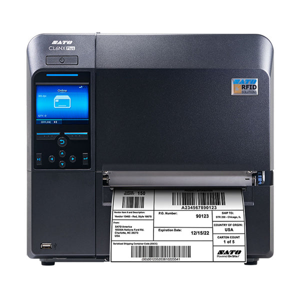 WWCLPB001 - SATO CL6NX Plus 6.59-Inch 305dpi Thermal Transfer / Direct Thermal Industrial Label Printer