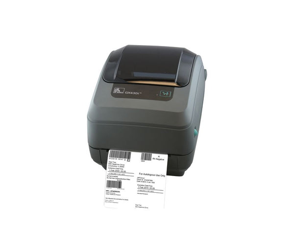 GX43-102420-000 - Zebra GX430t 4-Inch 300dpi Thermal Transfer USB / Serial / Ethernet Desktop Label Printer
