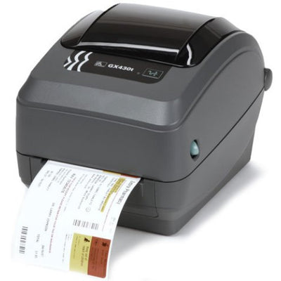 GX43-102510-000 - Zebra GX430t 4-Inch 300dpi Thermal Transfer USB / Serial / Parallel Desktop Label Printer