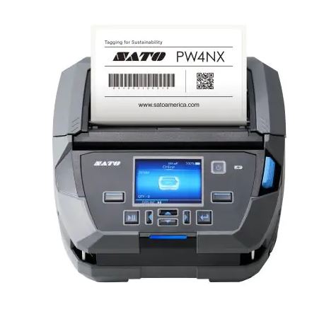 SATO PW4NX 4 inch 203dpi rugged mobile thermal label printer