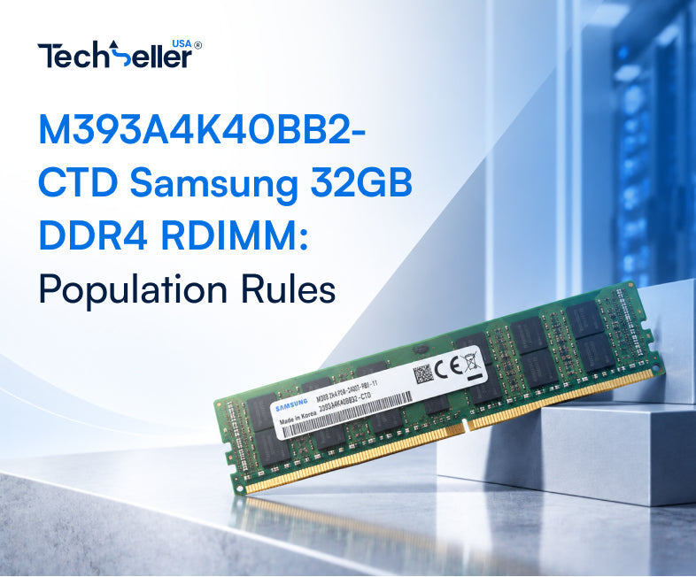 M393A4K40BB2-CTD Samsung 32GB DDR4 RDIMM: Population Rules