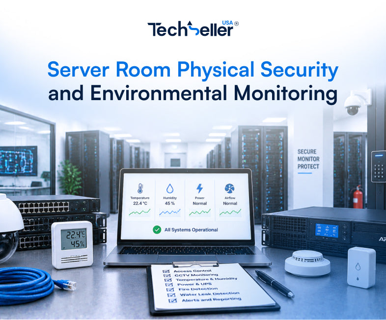 Server Room Physical Security and Environmental Monitoring
