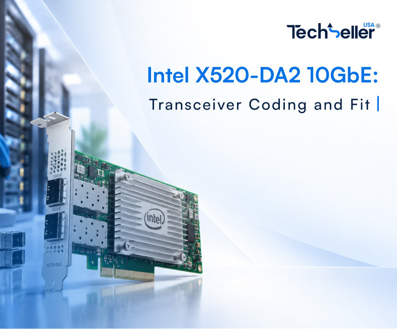 Intel X520-DA2 10GbE: Transceiver Coding and Fit