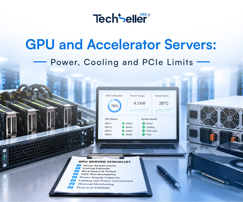 GPU and Accelerator Servers: Power, Cooling and PCIe Limits