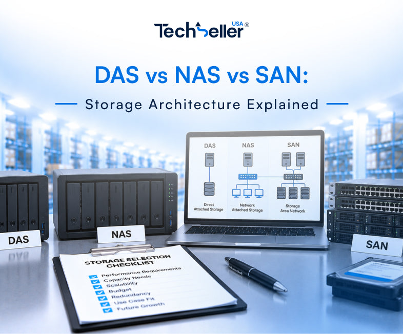 DAS vs NAS vs SAN: Storage Architecture Explained