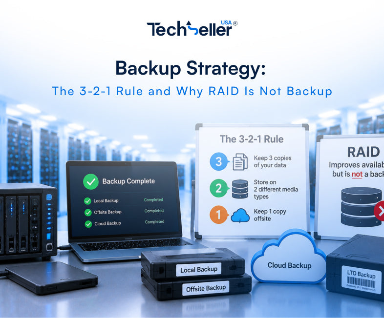 Backup Strategy: The 3-2-1 Rule and Why RAID Is Not Backup