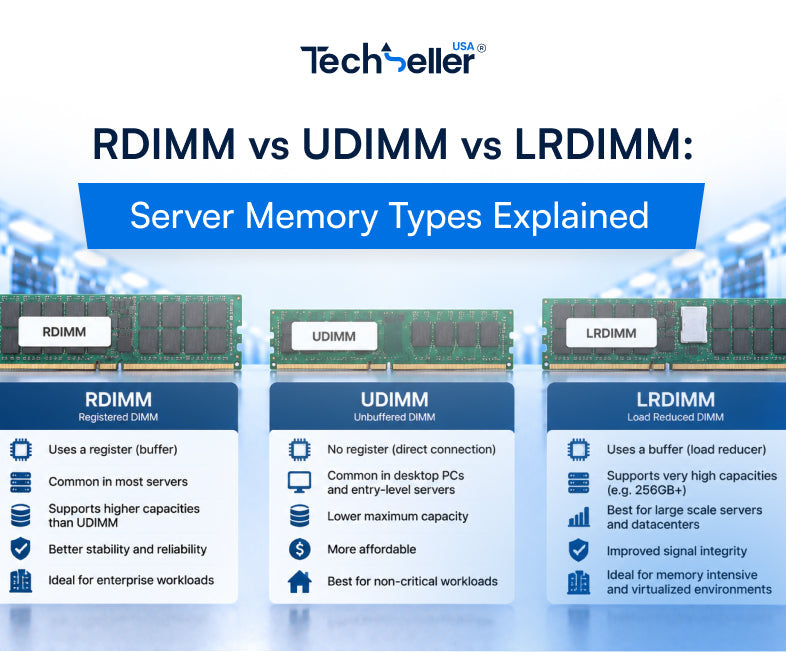 RDIMM vs UDIMM vs LRDIMM: Server Memory Types Explained