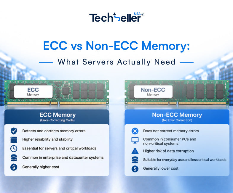 ECC vs Non-ECC Memory: What Servers Actually Need
