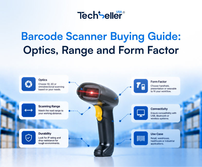 Barcode Scanner Buying Guide: Optics, Range and Form Factor