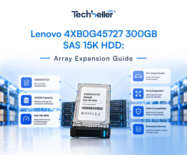 Lenovo 4XB0G45727 300GB SAS 15K HDD: Array Expansion Guide