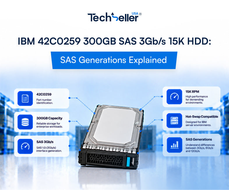 IBM 42C0259 300GB SAS 3Gb/s 15K HDD: SAS Generations Explained