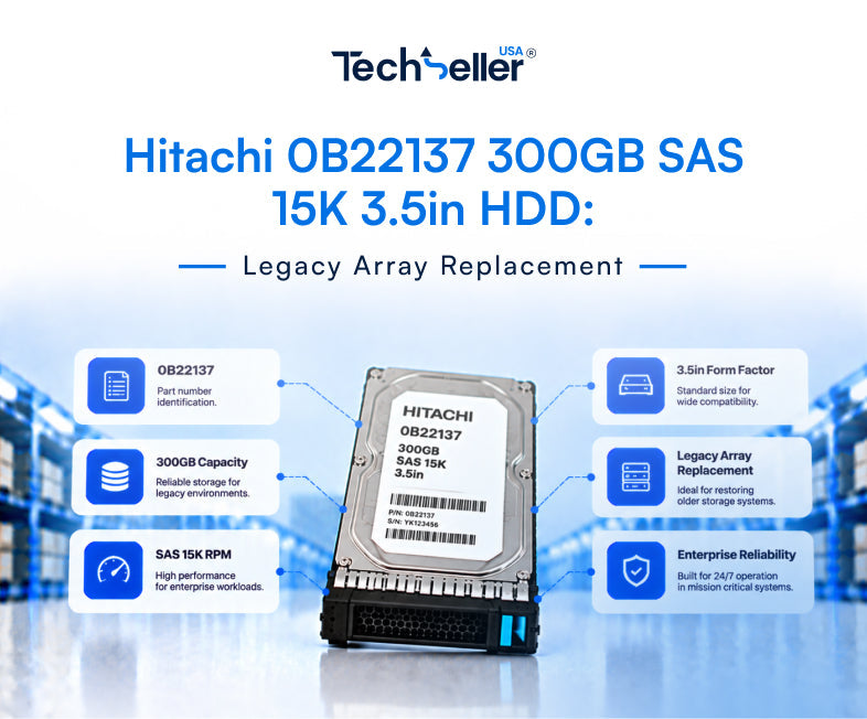 Hitachi 0B22137 300GB SAS 15K 3.5in HDD: Legacy Array Replacement
