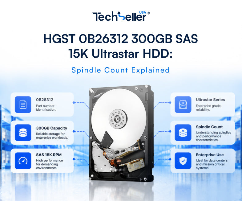 HGST 0B26312 300GB SAS 15K Ultrastar HDD: Spindle Count Explained