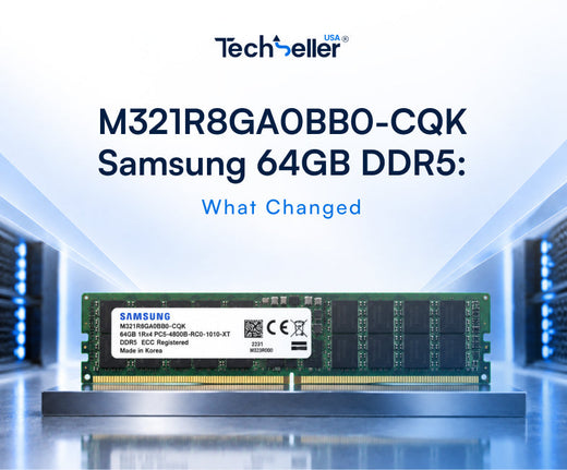 M321R8GA0BB0-CQK Samsung 64GB DDR5: What Changed