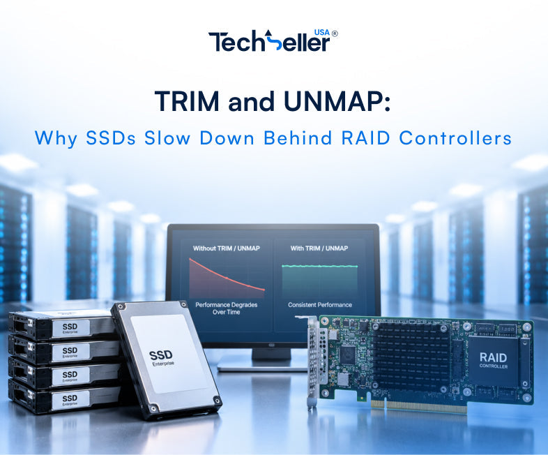 TRIM and UNMAP: Why SSDs Slow Down Behind RAID Controllers