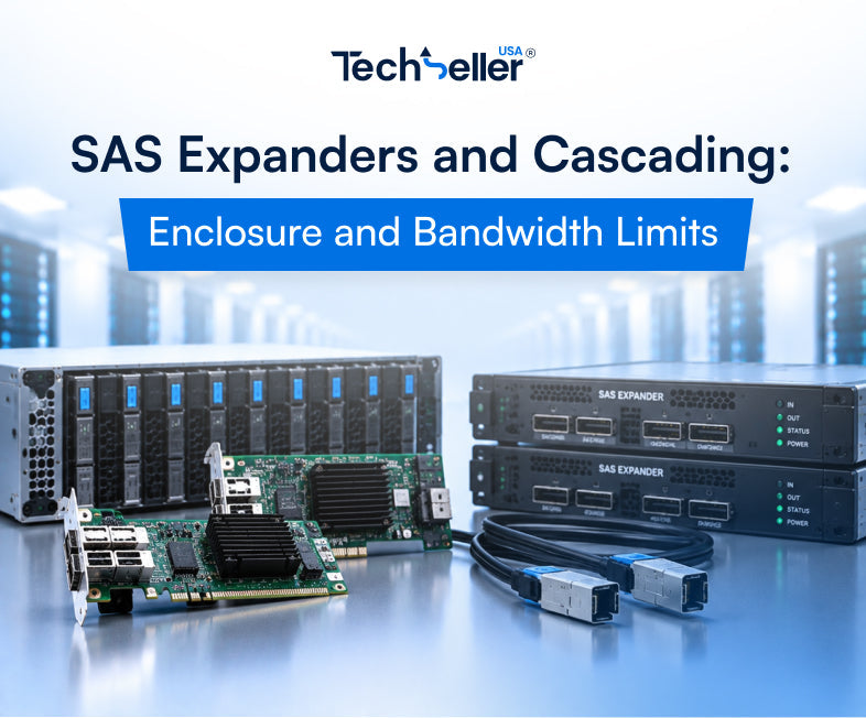 SAS Expanders and Cascading: Enclosure and Bandwidth Limits