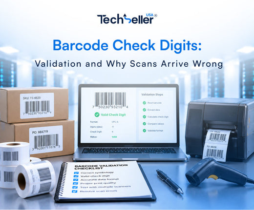 Barcode Check Digits: Validation and Why Scans Arrive Wrong