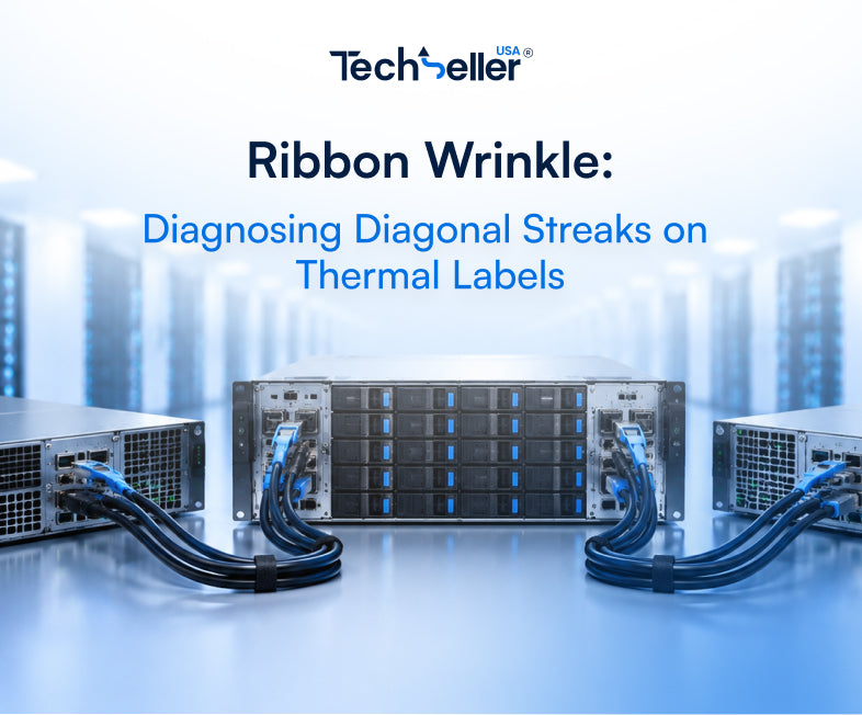 Ribbon Wrinkle: Diagnosing Diagonal Streaks on Thermal Labels