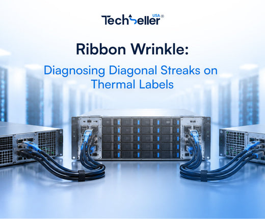 Ribbon Wrinkle: Diagnosing Diagonal Streaks on Thermal Labels