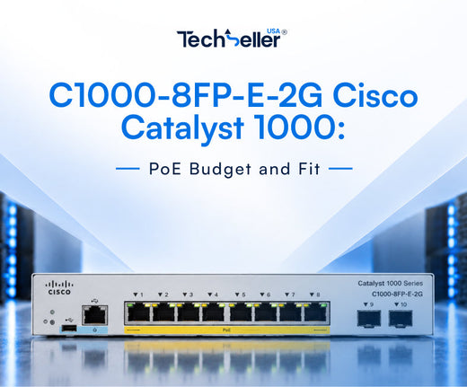C1000-8FP-E-2G Cisco Catalyst 1000: PoE Budget and Fit