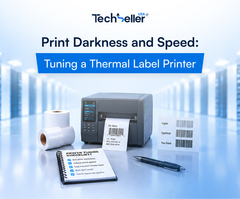 Print Darkness and Speed: Tuning a Thermal Label Printer