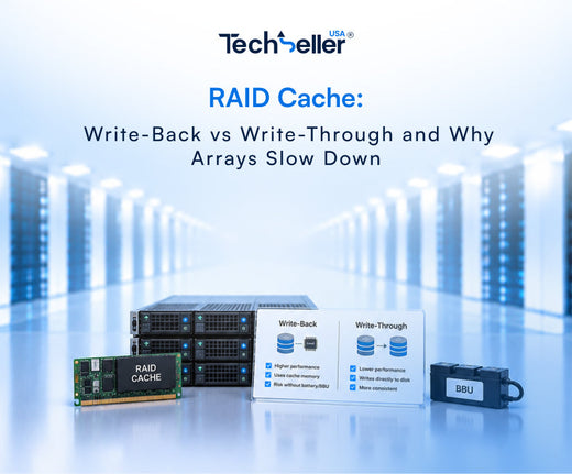RAID Cache: Write-Back vs Write-Through and Why Arrays Slow Down