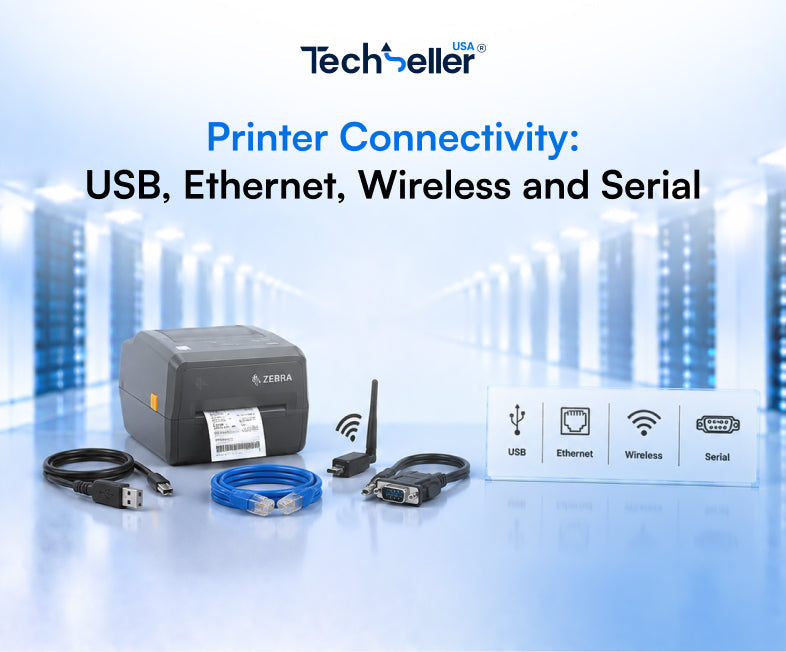 Printer Connectivity: USB, Ethernet, Wireless and Serial