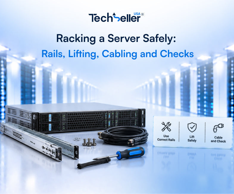 Racking a Server Safely: Rails, Lifting, Cabling and Checks