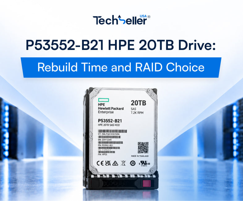 P53552-B21 HPE 20TB Drive: Rebuild Time and RAID Choice