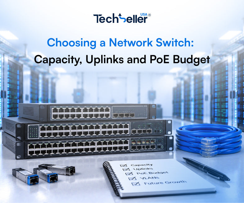 Choosing a Network Switch: Capacity, Uplinks and PoE Budget