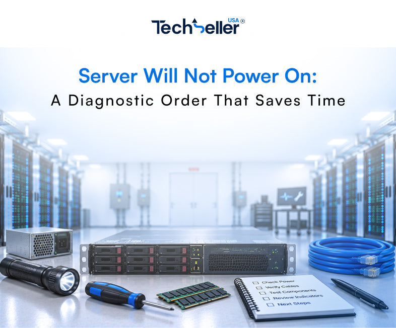 Server Will Not Power On: A Diagnostic Order That Saves Time