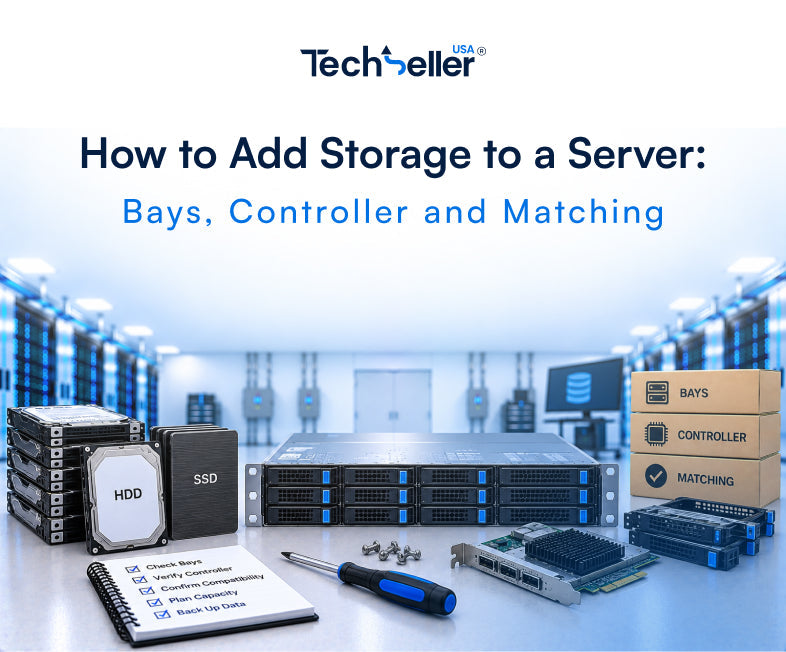 How to Add Storage to a Server: Bays, Controller and Matching