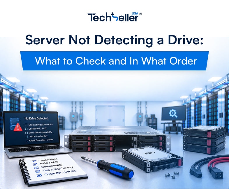Server Not Detecting a Drive: What to Check and In What Order