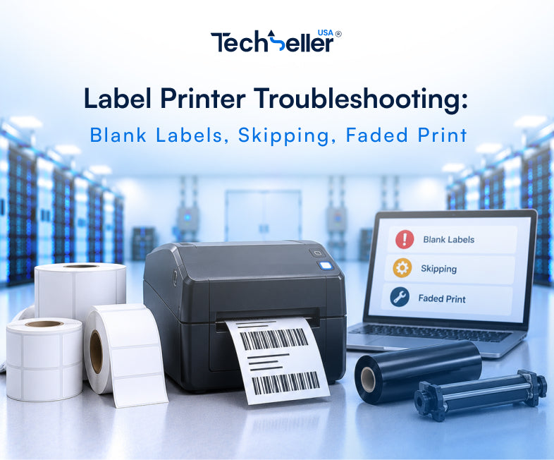 Label Printer Troubleshooting: Blank Labels, Skipping, Faded Print