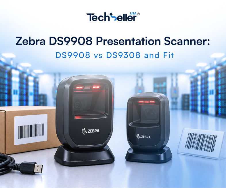 Zebra DS9908 Presentation Scanner: DS9908 vs DS9308 and Fit
