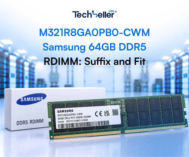M321R8GA0PB0-CWM Samsung 64GB DDR5 RDIMM: Suffix and Fit