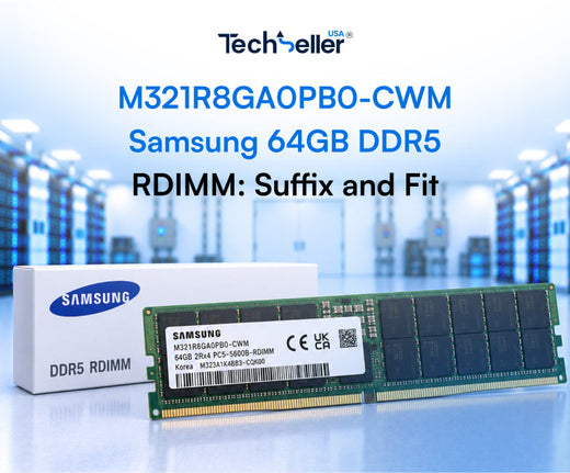 M321R8GA0PB0-CWM Samsung 64GB DDR5 RDIMM: Suffix and Fit