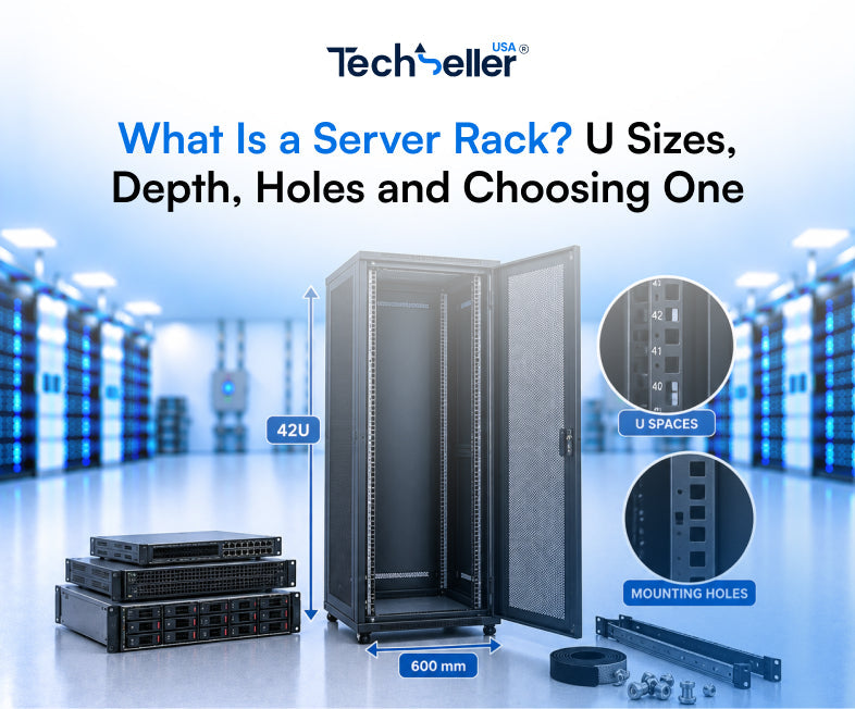 What Is a Server Rack? U Sizes, Depth, Holes and Choosing One
