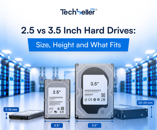 2.5 vs 3.5 Inch Hard Drives: Size, Height and What Fits