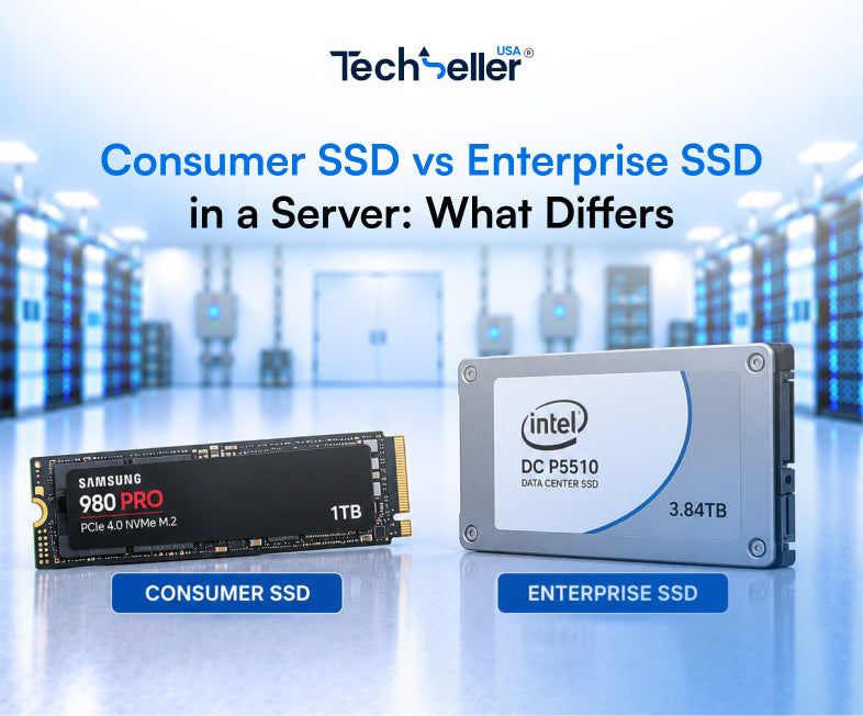 Consumer SSD vs Enterprise SSD in a Server: What Differs