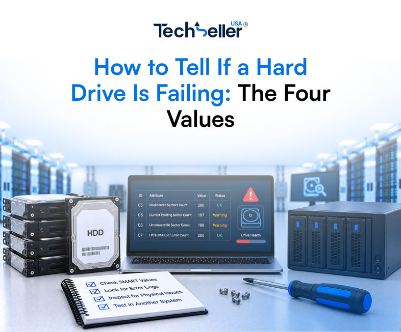 How to Tell If a Hard Drive Is Failing: The Four Values