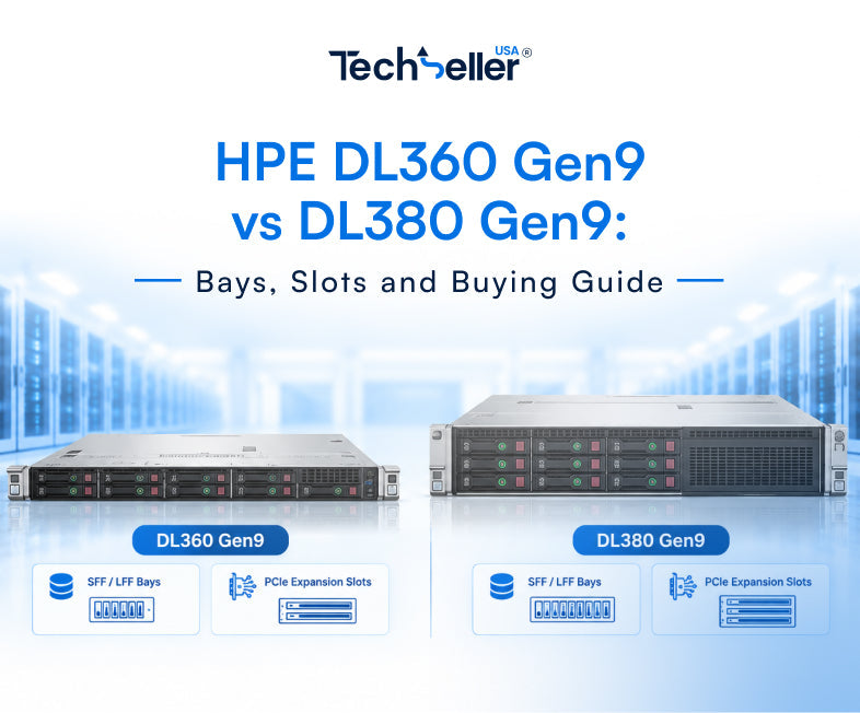 HPE DL360 Gen9 vs DL380 Gen9: Bays, Slots and Buying Guide