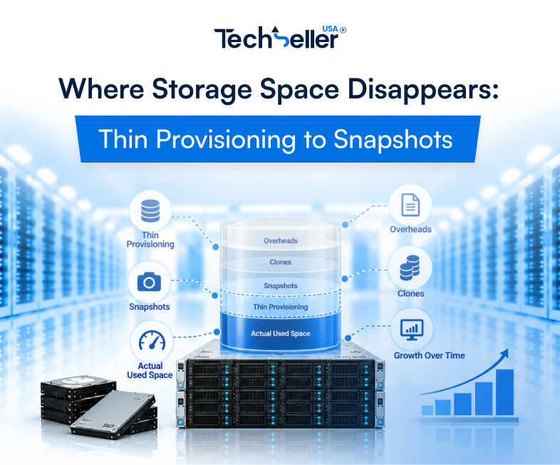 Where Storage Space Disappears: Thin Provisioning to Snapshots