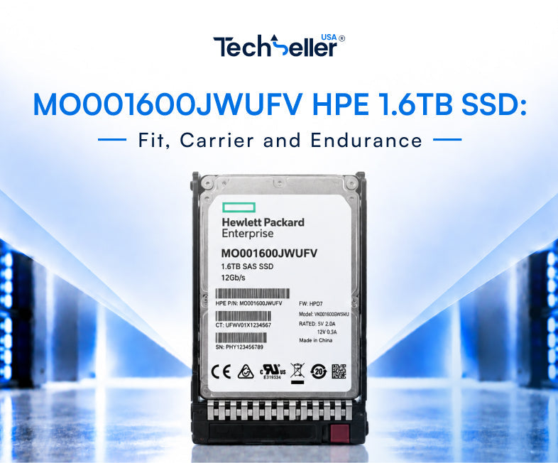 MO001600JWUFV HPE 1.6TB SSD: Fit, Carrier and Endurance