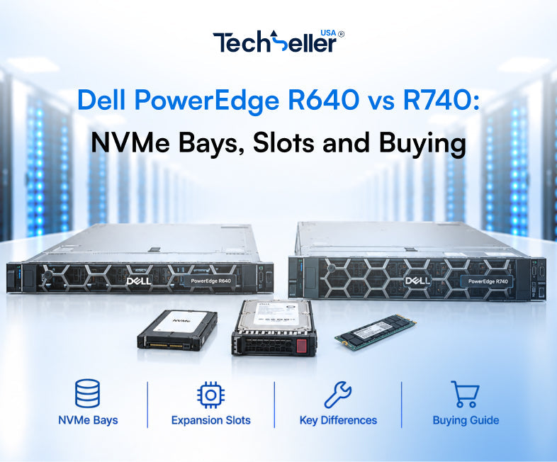 Dell PowerEdge R640 vs R740: NVMe Bays, Slots and Buying