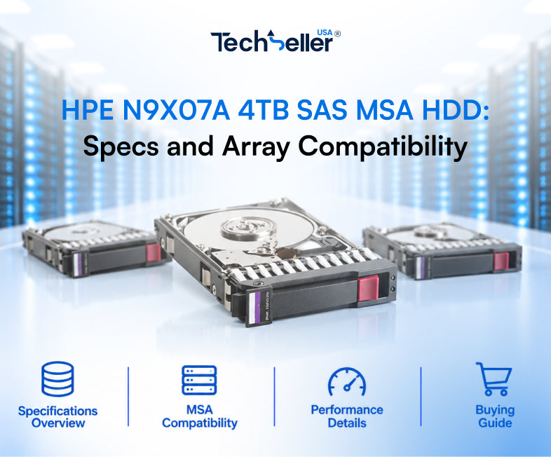 HPE N9X07A 4TB SAS MSA HDD: Specs and Array Compatibility