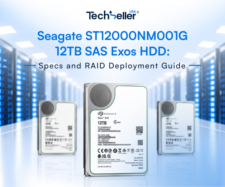 Seagate ST12000NM001G 12TB SAS Exos HDD: Specs and RAID Deployment Guide